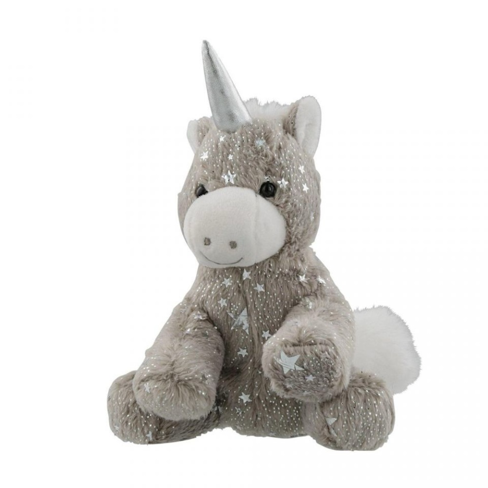 4” Unicorn Stuffed Animal - Kalidou Gray & Silver - Picture 2 of 2